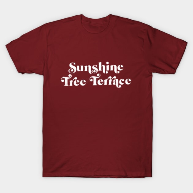 Sunshine Tree Terrace T-Shirt by MadAboutDisney1